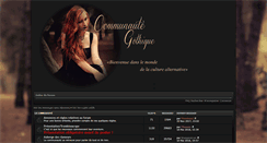 Desktop Screenshot of communaute-gothique.fr